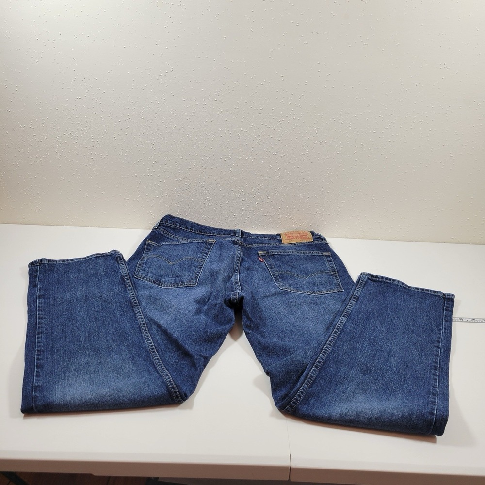 Levi's Men's Jeans 505 Size 36x32 Blue - Picture 2 of 8